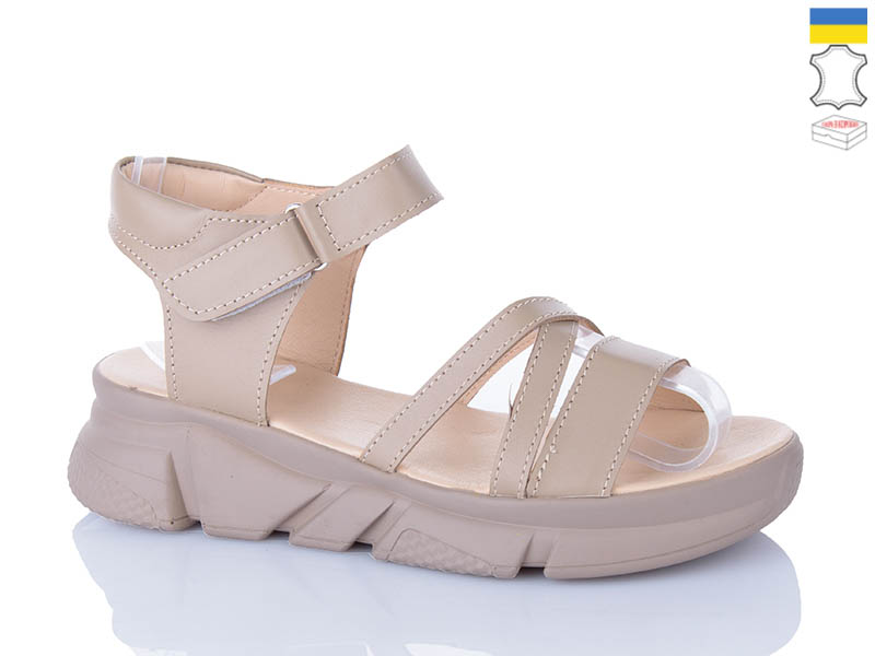 Босоножки Sali (36-40) 116 капучино кап-п. (лето)