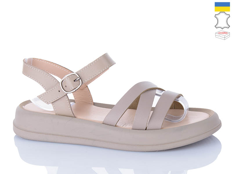 Босоножки Sali (36-40) 2501 капучино кап-п. (лето)