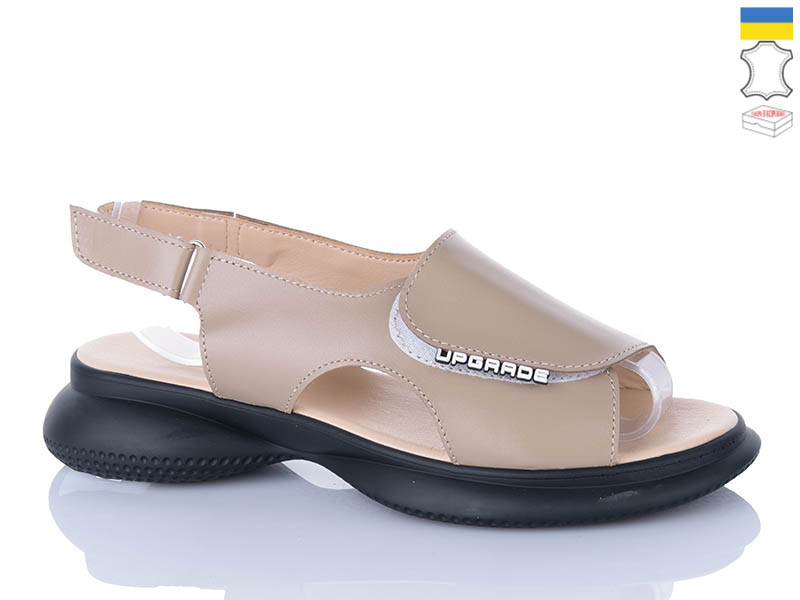 Босоножки Sali (36-40) 915 капручино чор-п. (лето)