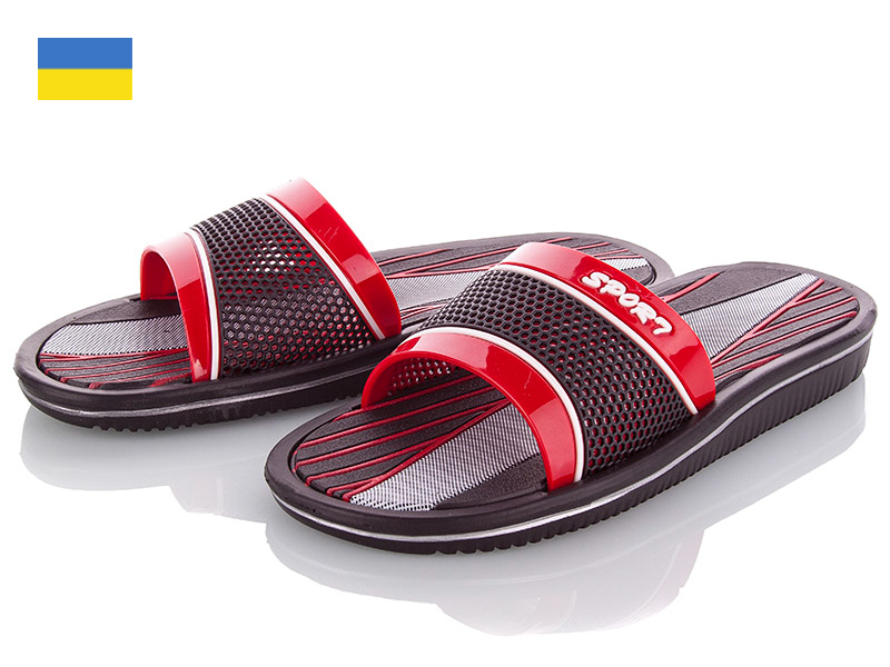 Шлепанцы Dago (41-45) Roksol ММ3 красный (лето)