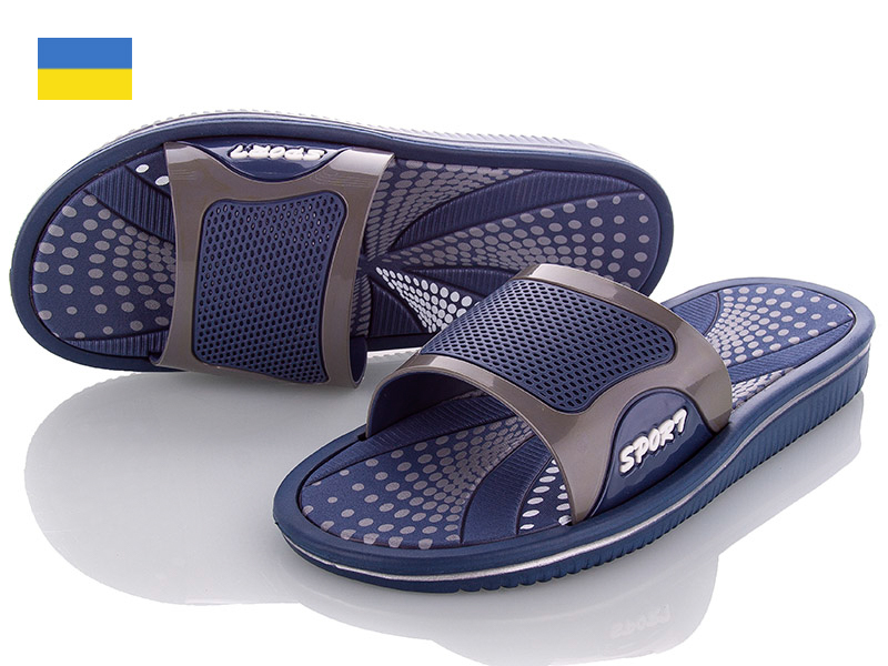 Шлепанцы Dago (41-45) Roksol ММ2 синій (лето)