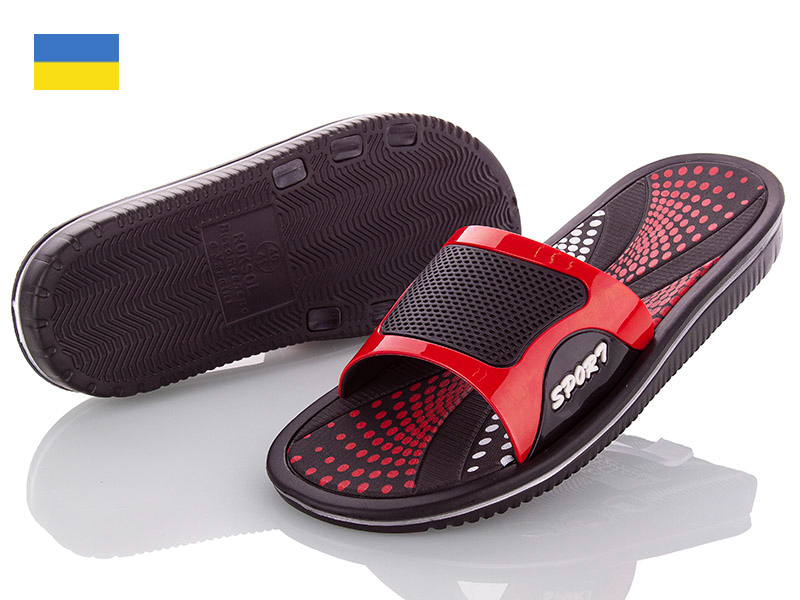 Шлепанцы Dago (41-45) Roksol ММ2 красный (лето)