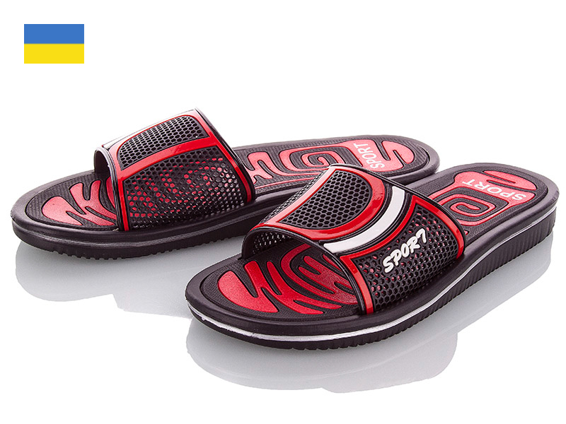 Шлепанцы Dago (41-45) Roksol ММ1 красный (лето)