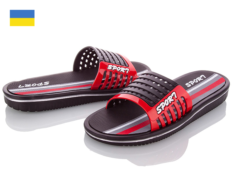 Шлепанцы Dago (41-45) Roksol ММ5 красный (лето)