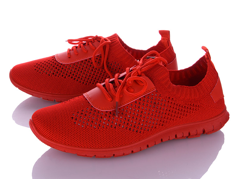 Кроссовки VIOLETA (36-41) 20-557 red (лето)