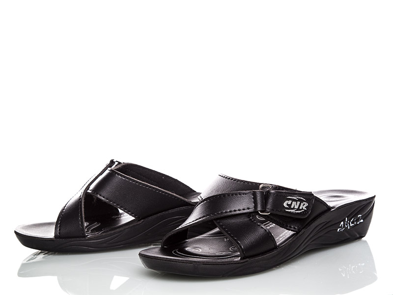 Шлепанцы ShoesViento (36-40) 2402 черн (лето)