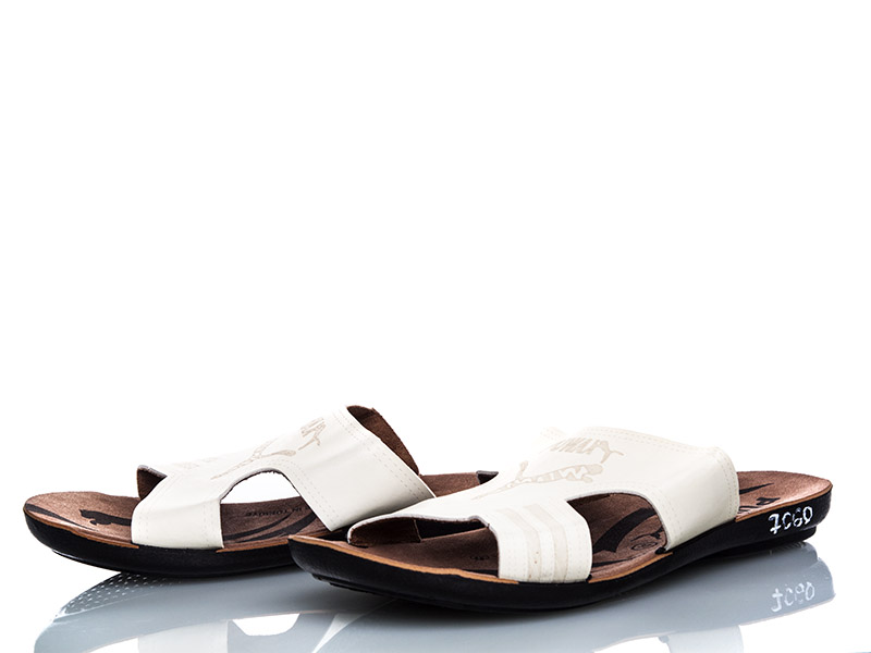 Шлепанцы ShoesViento (40-45) 7060 бел (лето)