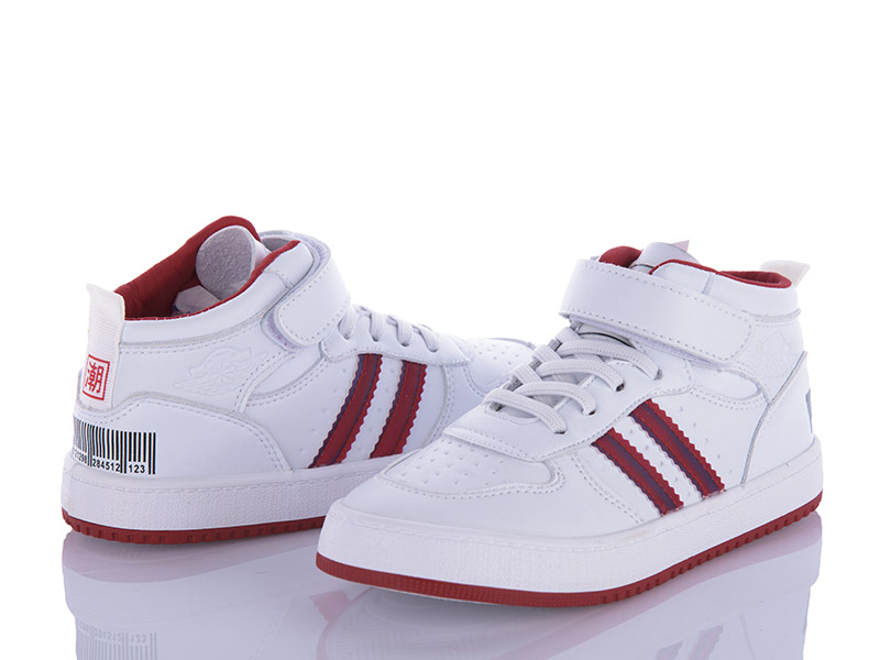 Кроссовки VIOLETA (31-37) Y73-L1197 white-red (деми)