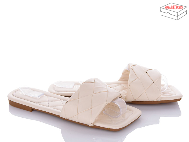 Шлепанцы Ailaifa (36-41) K21 beige (лето)
