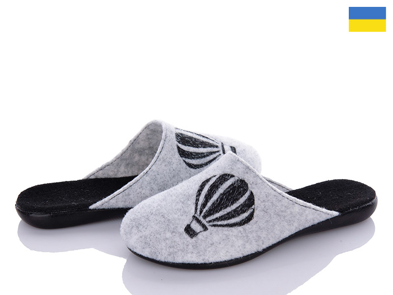 Тапочки Inblu (36-41) N171 сірий (деми)