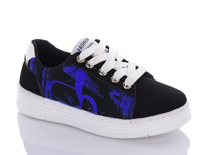 Кроссовки Comfort-baby (33-38) 668-1 чорно-фіолетовий (деми)