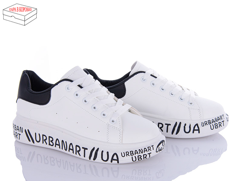 Кроссовки Wei Wei (37-41) SS1013 white-black (деми)
