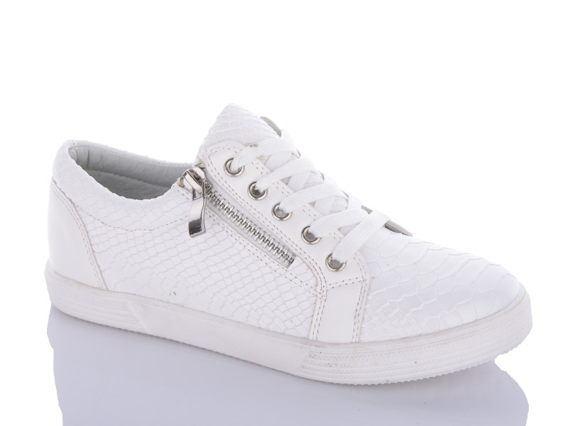 Кеды Леопард (32-37) AX404-13 white (деми)