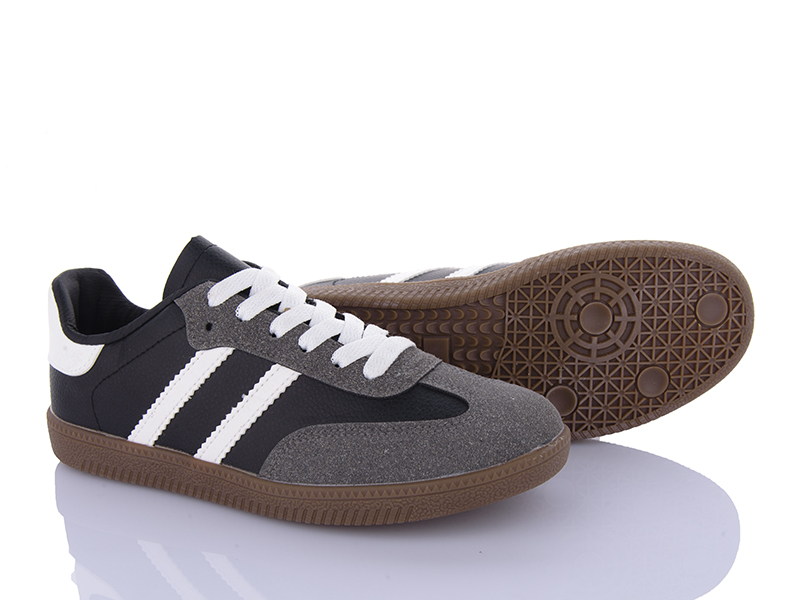 Кроссовки Canoa (36-41) 806 black (деми)