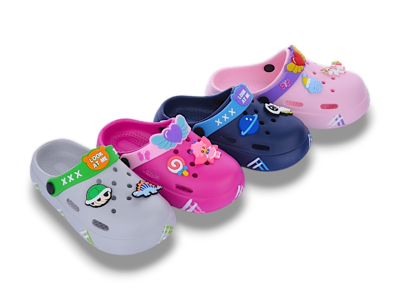 Кроксы BabyShop (30-35) 295-6 mix (лето)