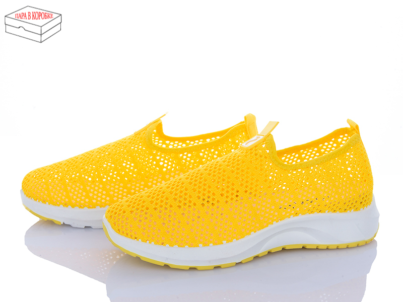 Кроссовки Rama (36-41) 21-18 yellow (лето)