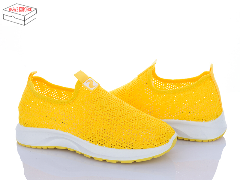 Кроссовки Rama (36-41) 21-95 yellow (лето)