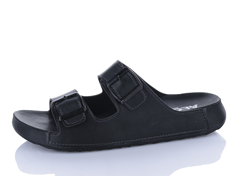 Шлепанцы STT (40-44) 163 чорний (лето)