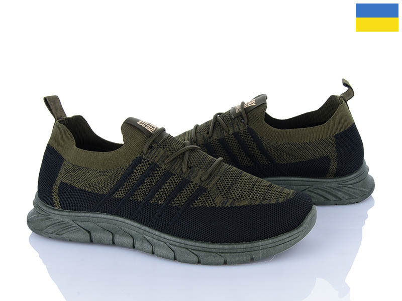 Кроссовки Vladimir (41-45) Крок K239 хакі (деми)