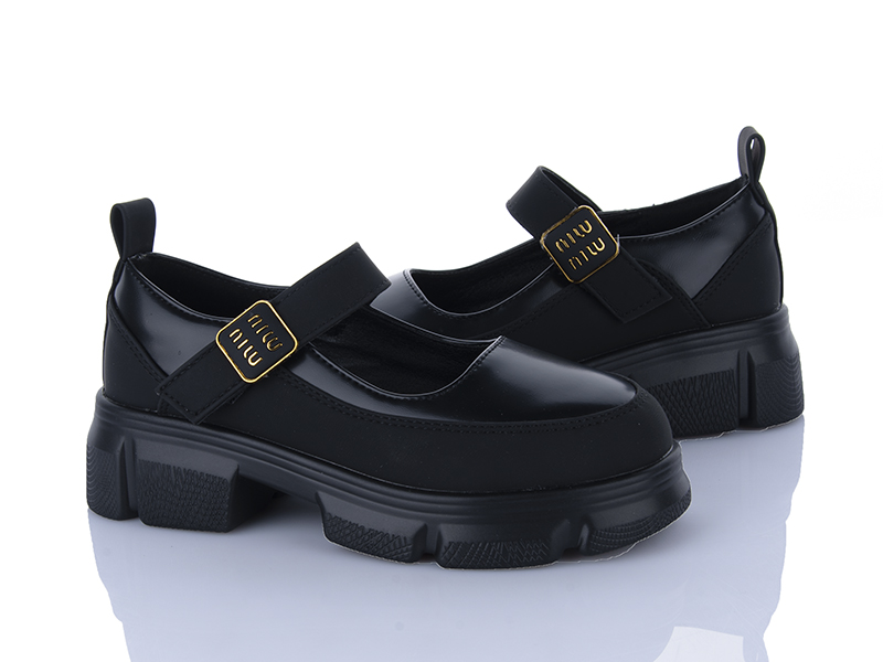 Туфли Clibee (32-37) DC706-2 black (деми)