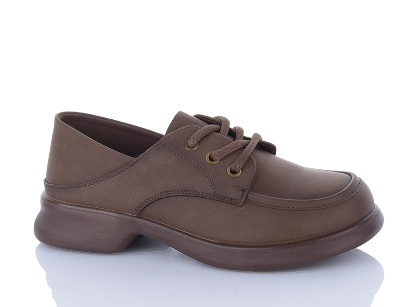 Туфли WSMR (36-41) A9702 brown (деми)