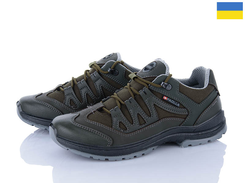 Кроссовки Львов База (40-45) Paolla ПАТ5-5713 хакі (деми)