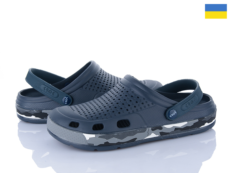 Кроксы Vladimir (41-45) Крок C70 синій (лето)