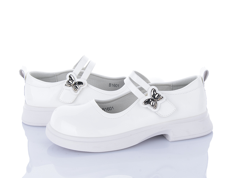 Туфли Clibee (31-36) B1601 white (деми)