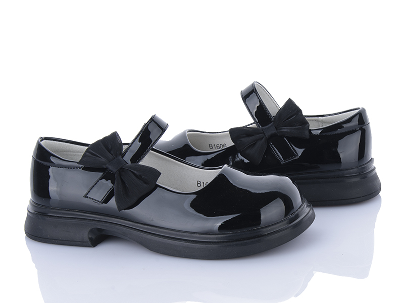Туфли Clibee (31-36) B1606 black (деми)
