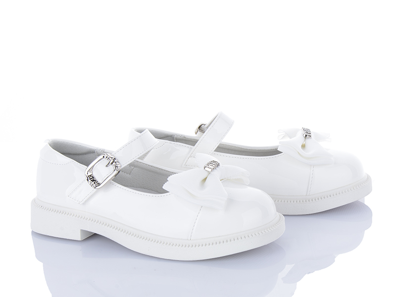 Туфли Clibee (31-36) B1666 white (деми)