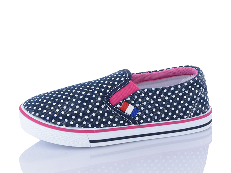 Слипоны JIBUKANG (31-36) D6691 navy (лето)