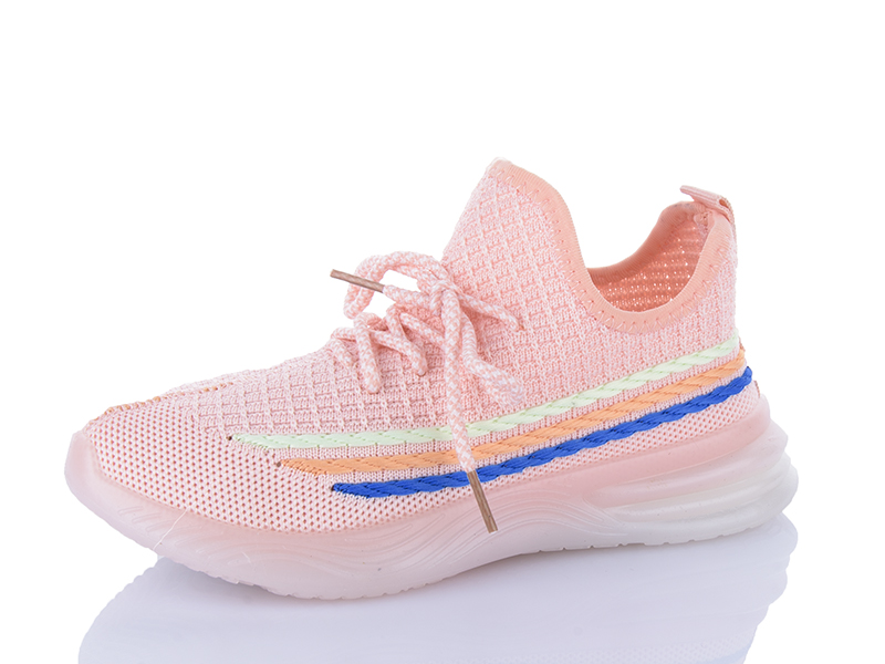 Кроссовки JIBUKANG (32-37) PV81A-2 pink (лето)