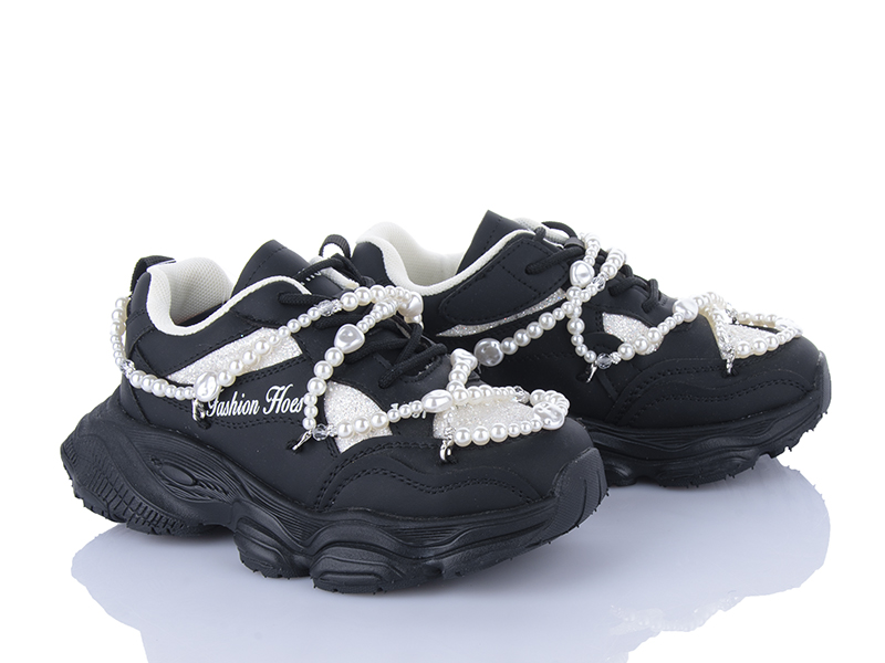 Кроссовки Clibee (31-37) D5300-2 black (деми)