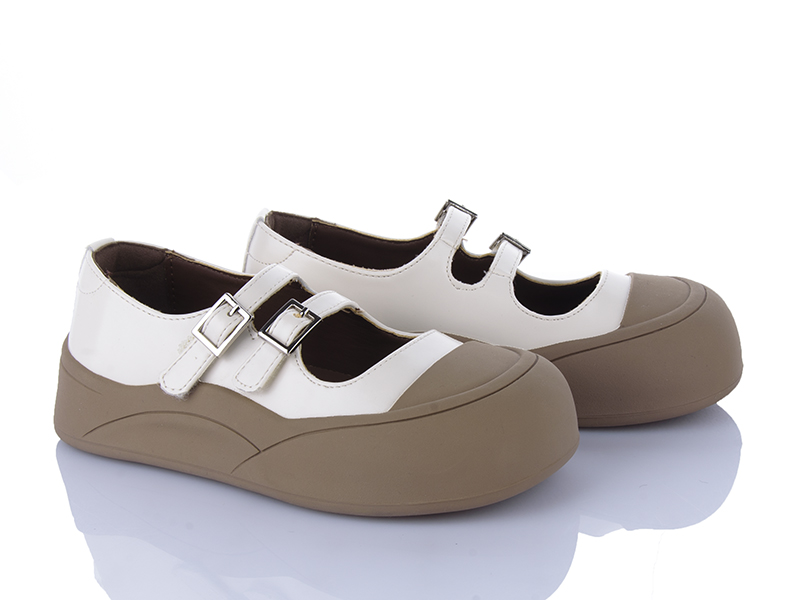 Туфли Clibee (31-37) N0662-1 beige (деми)