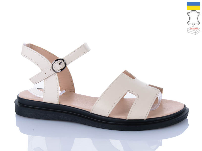Босоножки Sali (36-40) 513 беж к. (лето)
