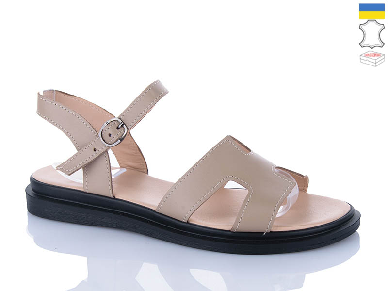 Босоножки Sali (36-40) 513 капучино к. (лето)