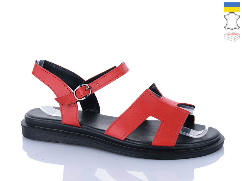 Босоножки Sali (36-40) 513 червоний к. (лето)