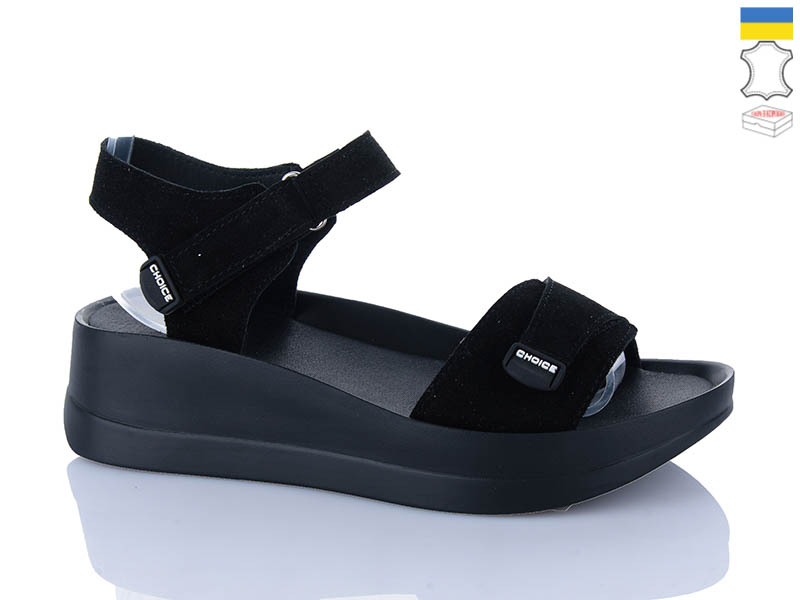Босоножки Sali (36-40) 701 чорний з. (лето)