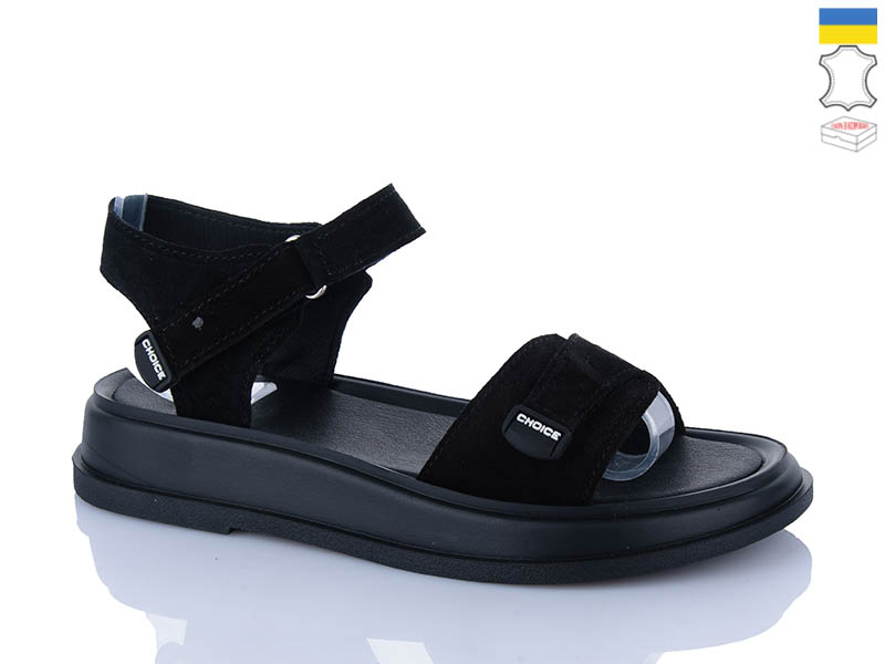 Босоножки Sali (36-40) 701-26 чорний з. (лето)