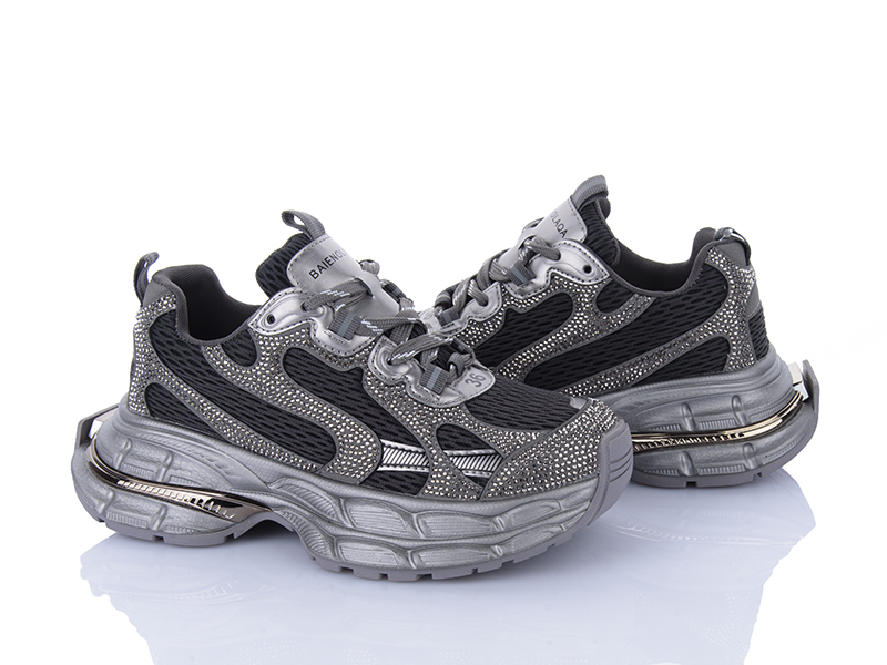 Кроссовки Clibee (36-40) D1128-1 grey (деми)