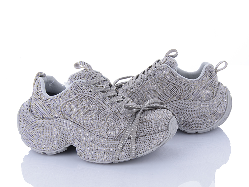 Кроссовки Clibee (36-40) D180 grey (деми)