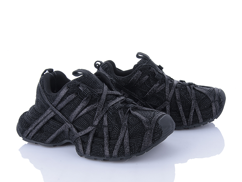 Кроссовки Clibee (36-40) D610-7 black (деми)