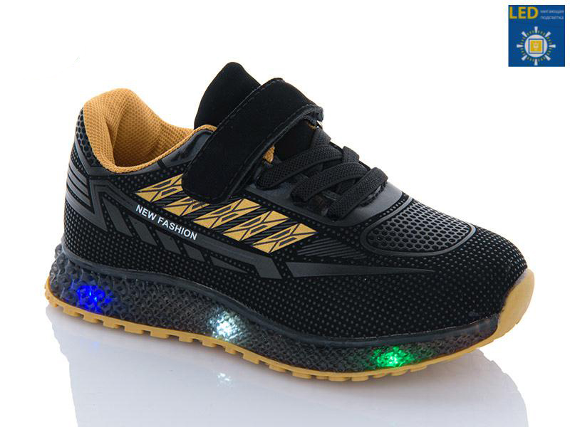 Кроссовки OkShoes (25-30) CP231-1 LED (деми)