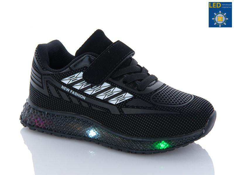 Кроссовки OkShoes (25-30) CP231-6 LED (деми)