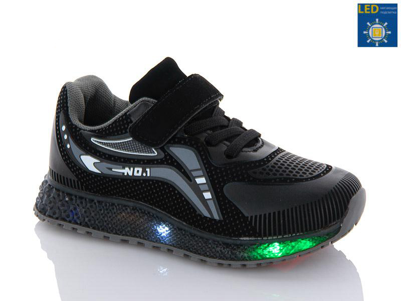 Кроссовки OkShoes (25-30) CP232-7 LED (деми)