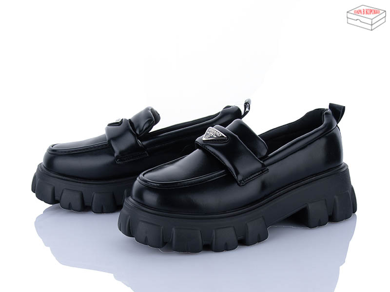 Туфли Цветик (32-37) DC606 black (деми)