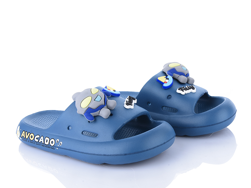 Шлепанцы Calorie (33-38) SS2406 синій (лето)