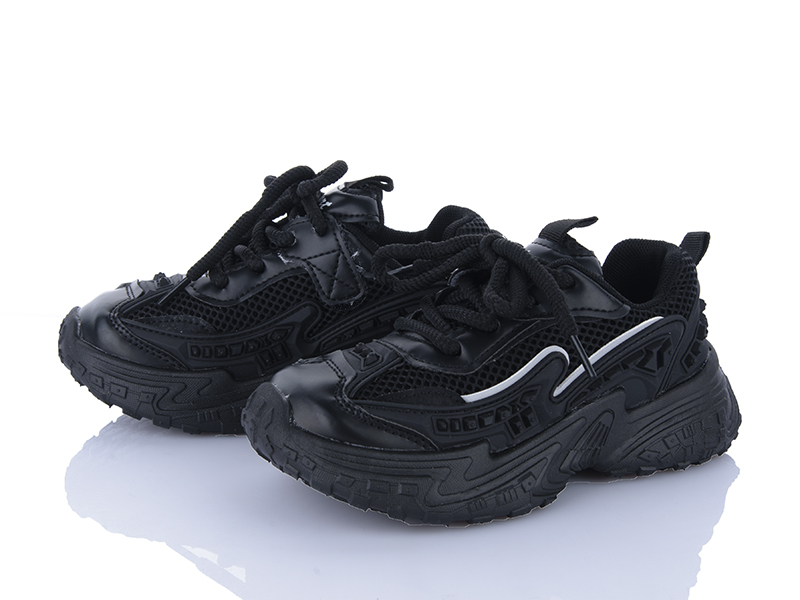Кроссовки Comfort-baby (31-36) 5548-3 чорний (деми)