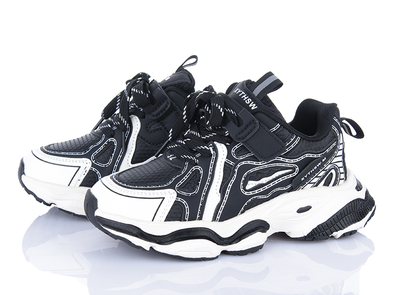 Кроссовки Clibee (32-37) A6628 black (деми)