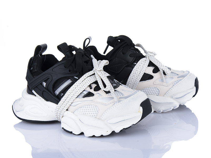 Кроссовки Clibee (31-35) BN250501 black-white (деми)